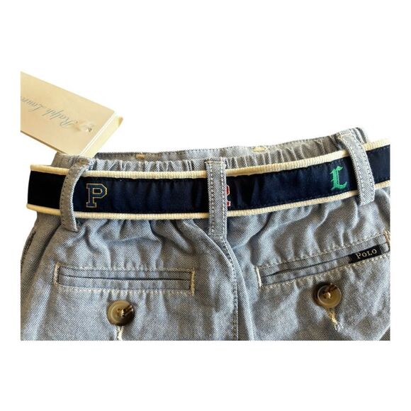 Ralph Lauren Blue Wide Leg Jeans Belt Designs - Picture 4 of 5